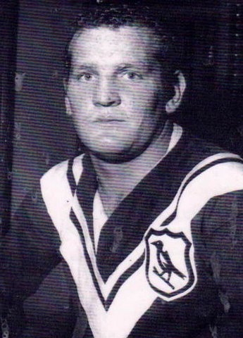 Nev Hornery good pic close up in Wests jumper 1969