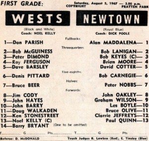 Pratten Park to Liddy Oval 1967 last game at pratten