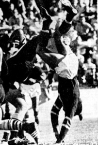 1970 Barry Bryant tackles Louis Newman