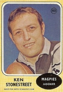 Ken Stonestreet footie card 1971