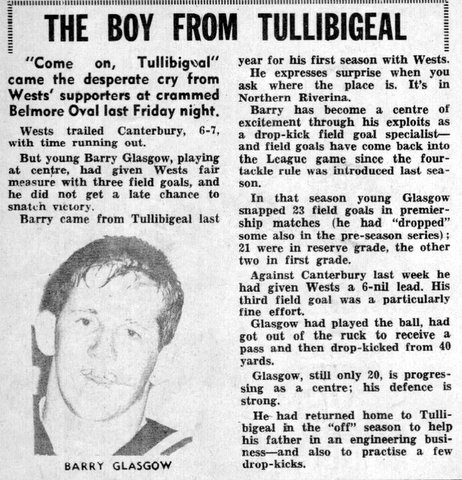 1968 Barry Glasgow story 1