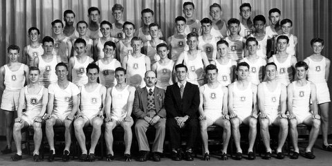 1955 Fort Sr boys h School athletics Team age 15.