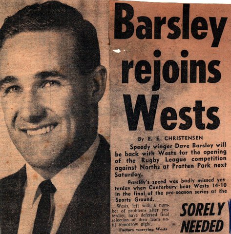 1962 Dave joins Wests