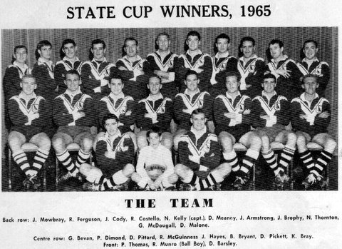 1965 State Cup Team photo.