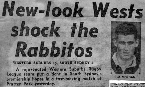 1965 stoiry about Wests v Souths