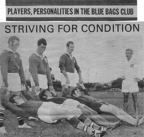 1970 photo of players training