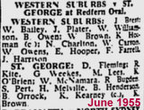 team list 1955 Stg v Wests