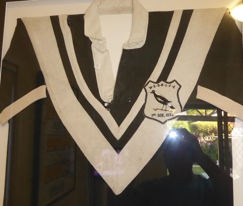 1974 Johns first Wests jumper.