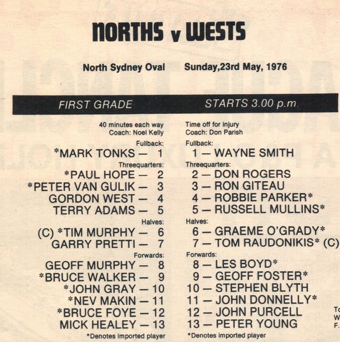 1976 JC try game