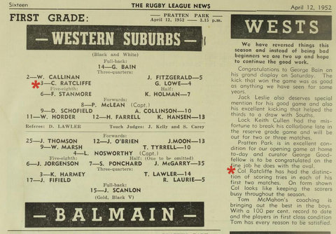 1952 early season story