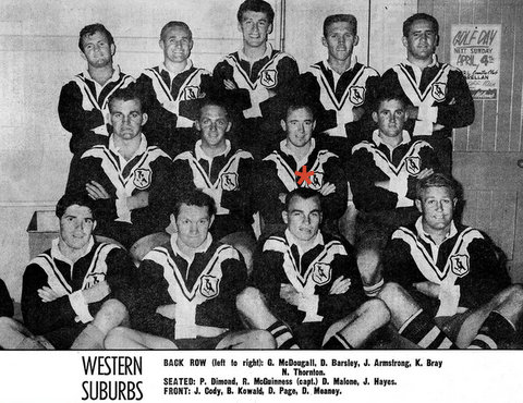 1965 team photo in dressing room