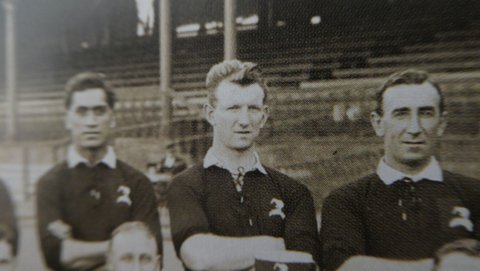 1919 Harry playing for NZ v NSW at SCG Harry middle of photo
