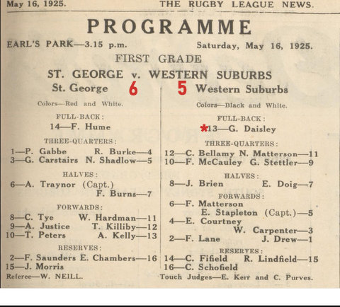 1925 program wests v stg